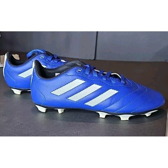 Adidas Goletto VIII FGJ Soccer Cleats Blue/ White Shoes Kids Size 5 GW6162 - Picture 5 of 10
